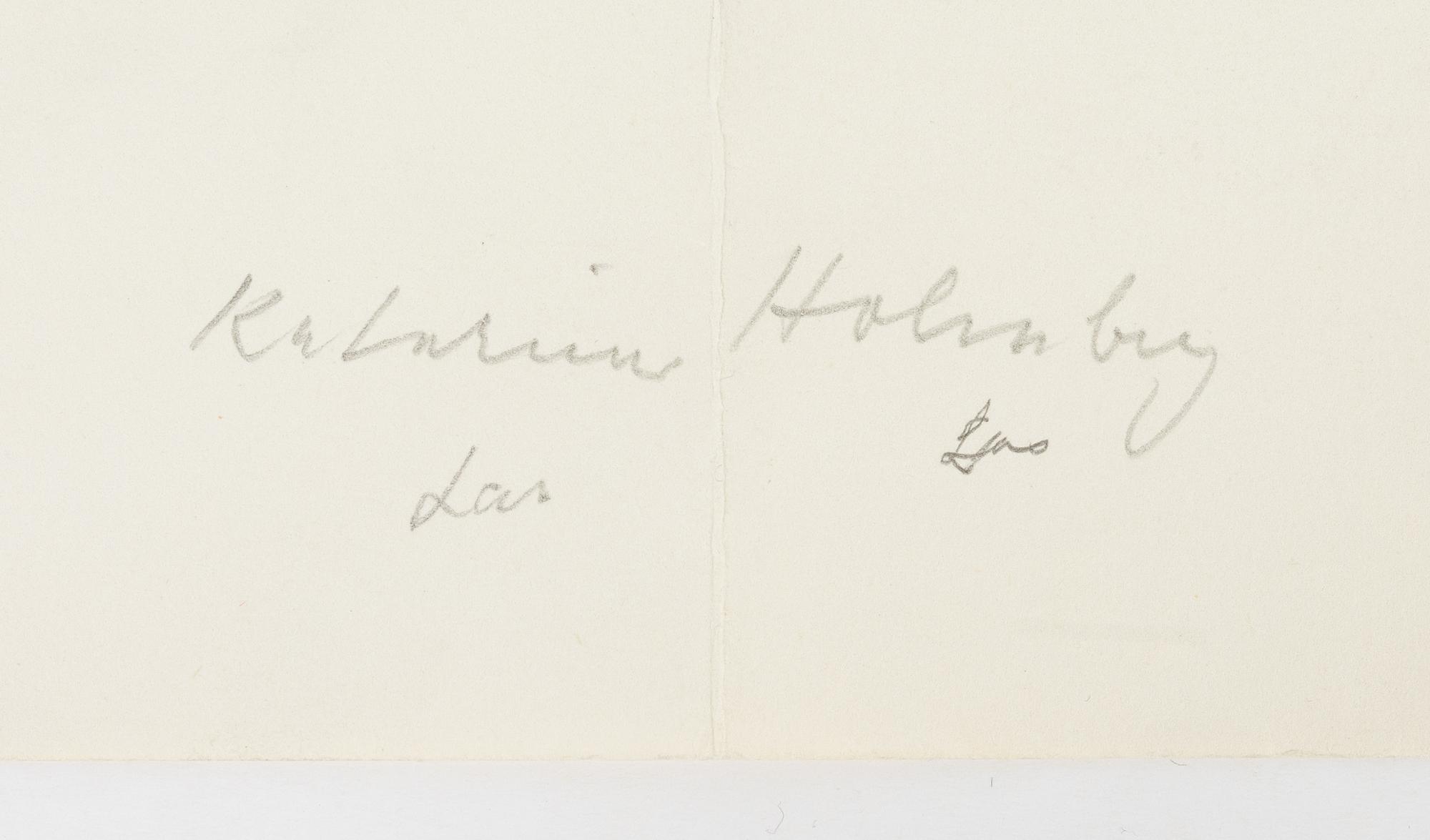 Lotte Laserstein, Katarina Holmberg.