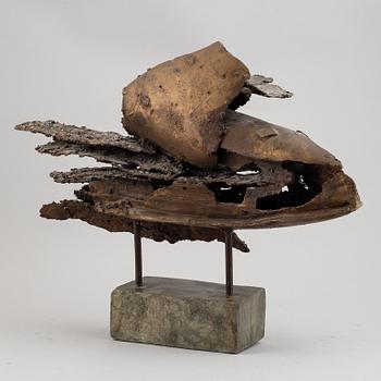 Giorgio de Giorgi, sculpture. Signed with initial. Total height 45 cm. Length 58 cm.