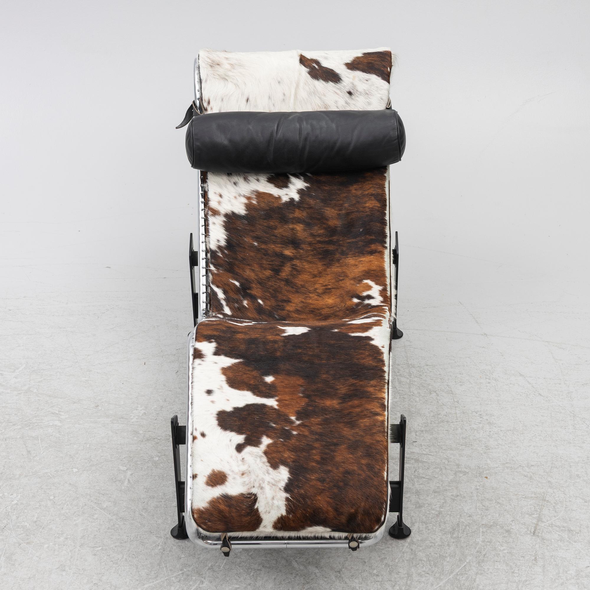 Charlotte Perriand & Le Corbusier, vilstol, "LC4", Cassina, Italien.