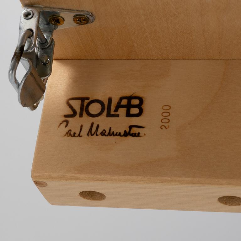 Carl Malmsten, matbord med 4 stol."Vardags", Stolab, 1999.