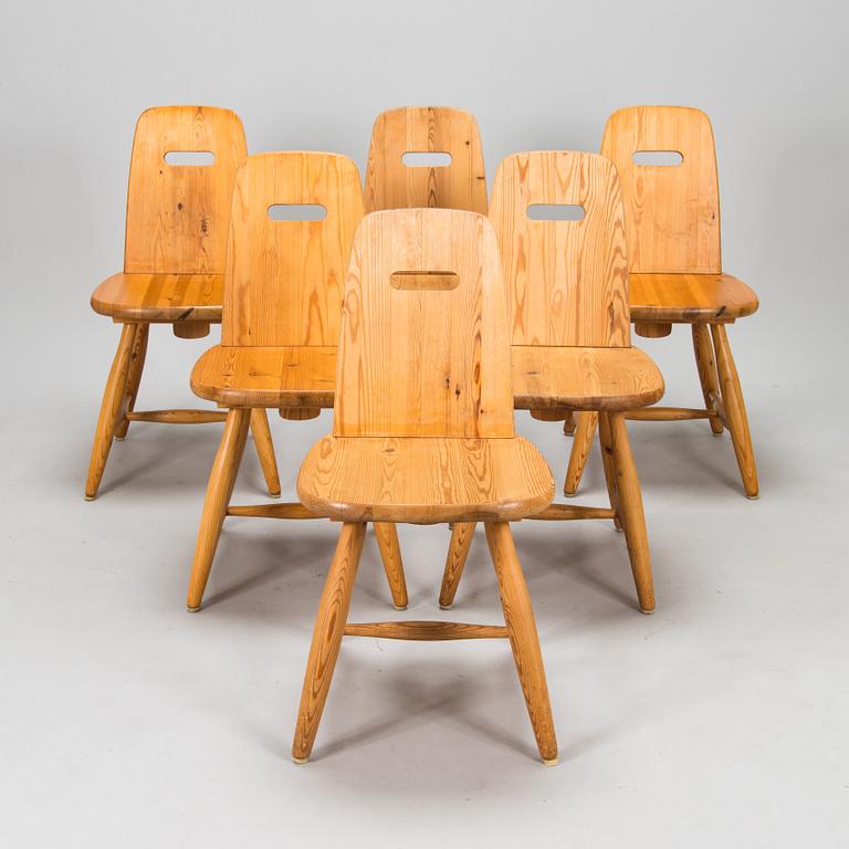 Eero Aarnio, six late 20th century 'Pirtti' chairs (The cottage) for laukaan puu.