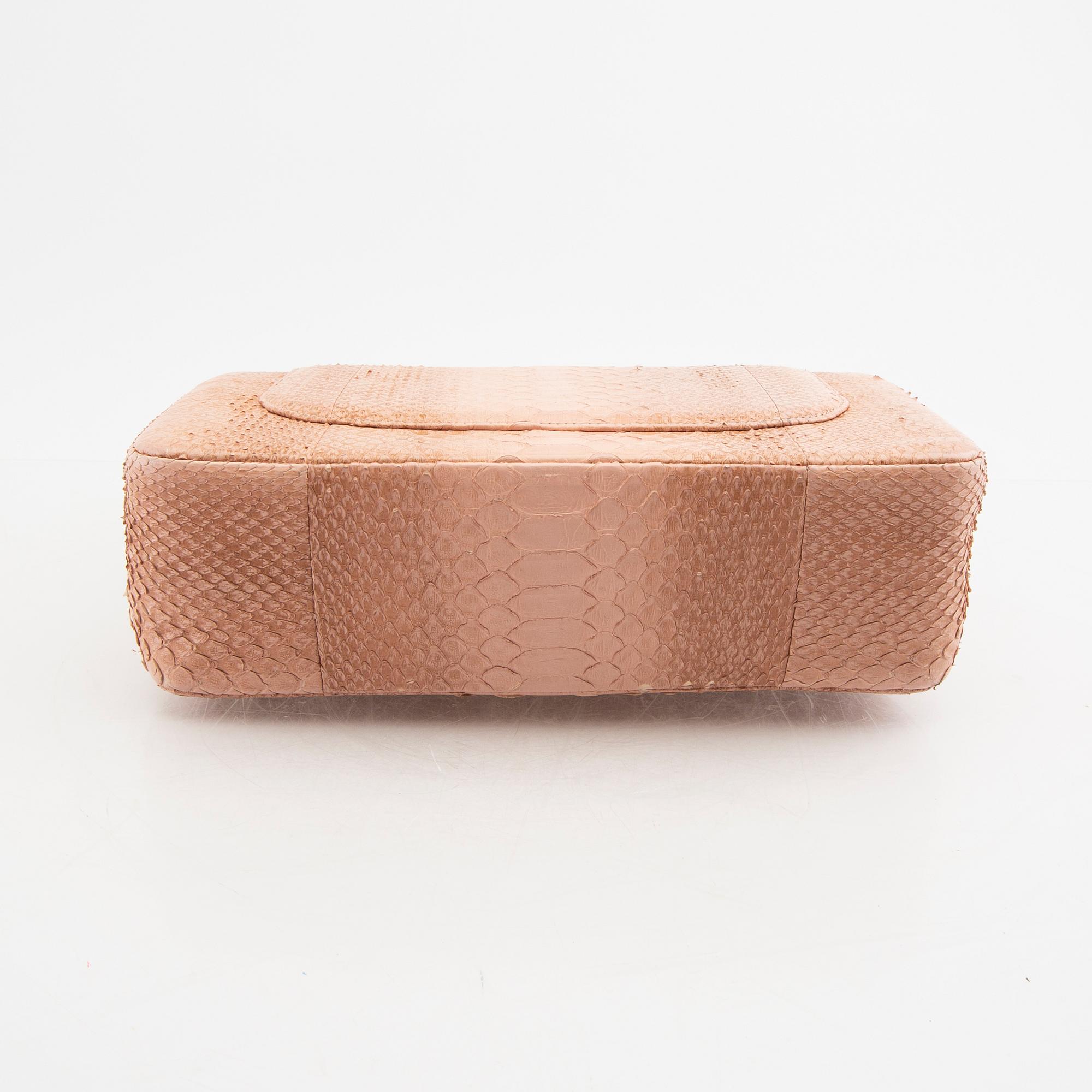 Chanel "Timeless/Classique python crossbody".