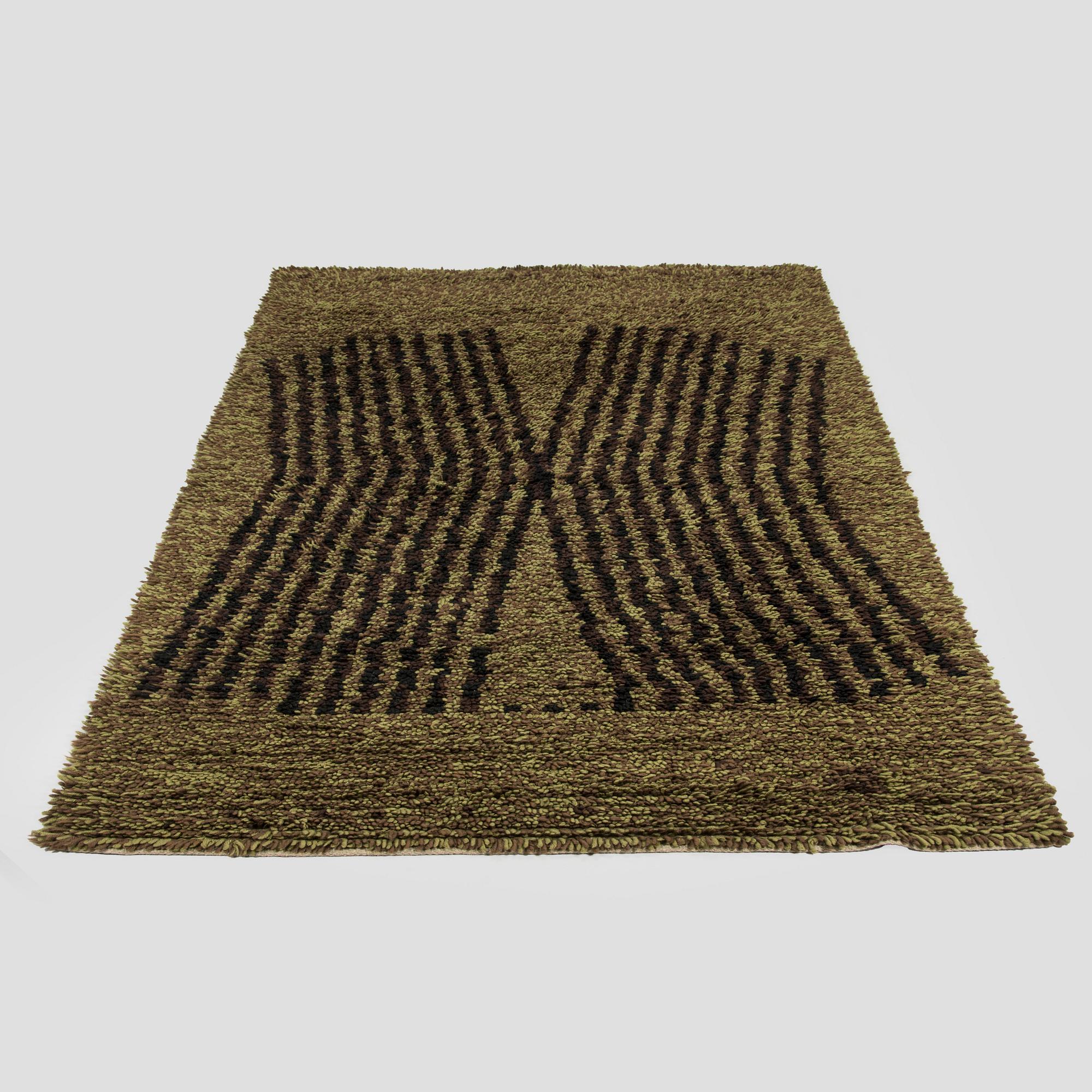 Ritva Lehikoski, matto / ryijy, Neovius ja Solo, noin 242 x 145 cm.