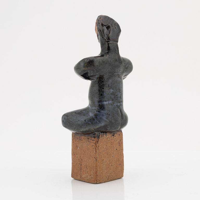Lisa Larson, figurin, stengods, unik, signerad.