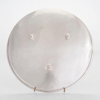 Tapio Wirkkala, a sterling silver dish, Kultakeskus, Hämeenlinna 1972.