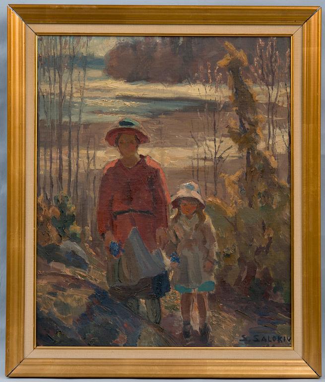 Santeri Salokivi, MOR OCH BARN.