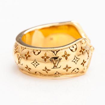 Louis Vuitton, A "Nanogram sweet dreams" ring. Marked Louis Vuitton Paris, Italy.