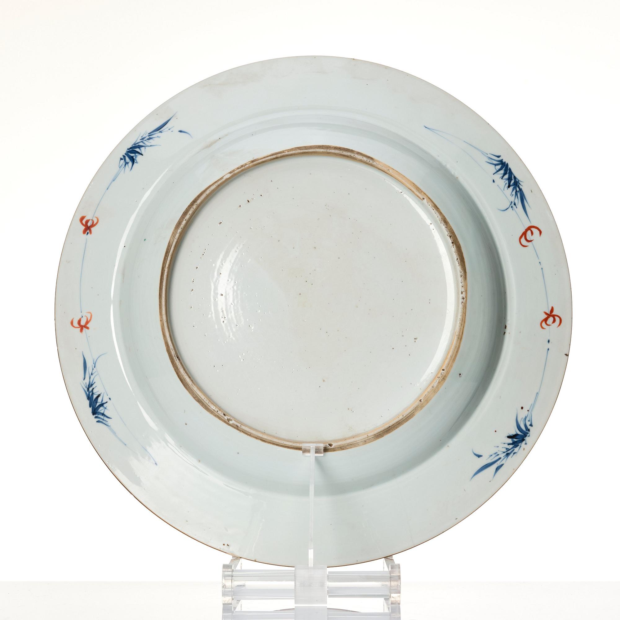 A large doucai dish, Qing dynasty, early 18th century.
