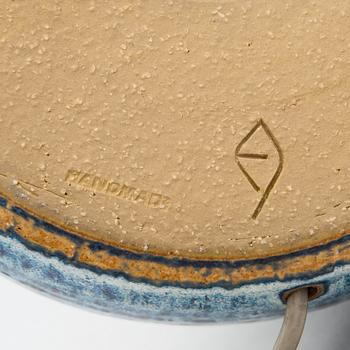 Einar Johansen Söholm, bordslampor, ett par, stengods, Danmark, 1900-talets senare del.