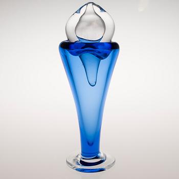 TARU SYRJÄNEN, glasskulptur, signerad, Taru Syrjänen, Nuutajärvi Notsjö, Jamit -92.