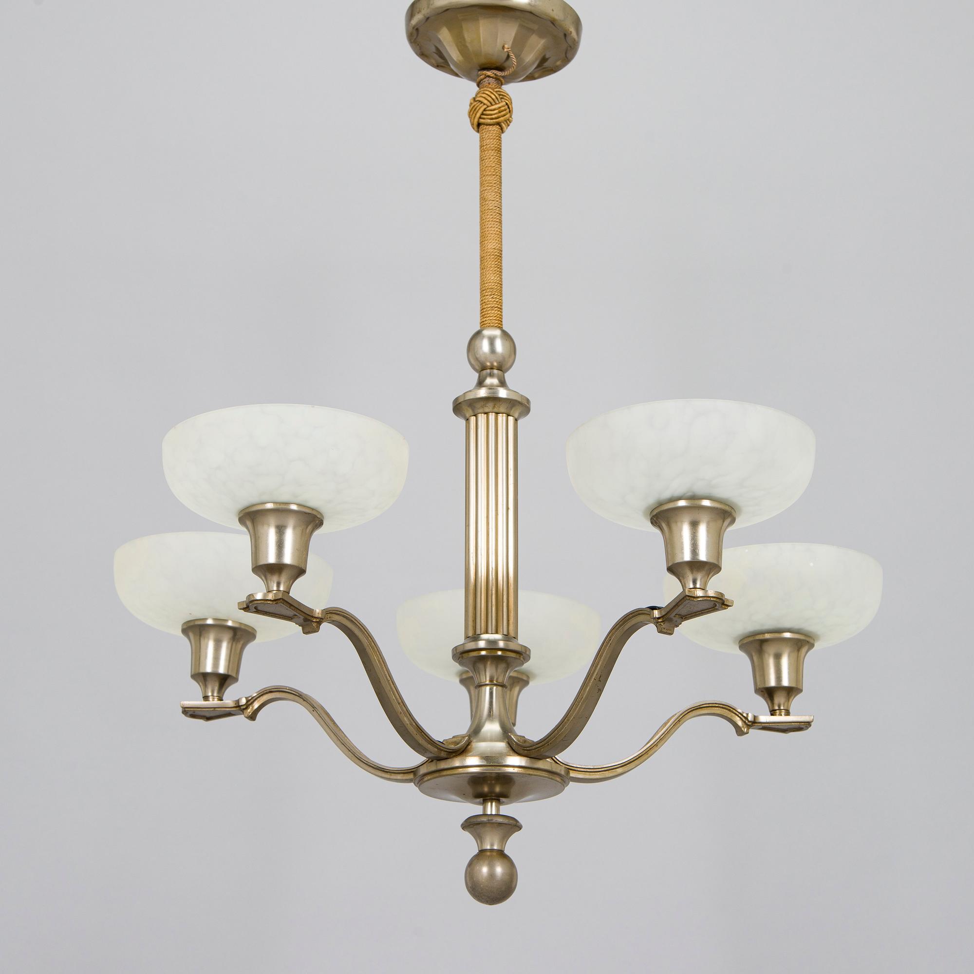 A 1930s ceiling lamp.