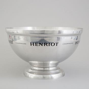 A 'Henriot' champagne cooler.