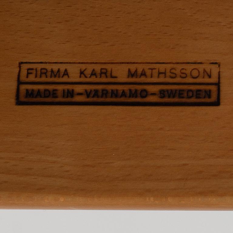 Bruno Mathsson, a 'Pernilla' lounge chair, Karl Mathsson.