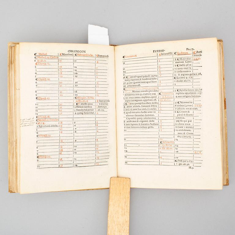 BOOK, Gutenberg’s invention of printing recorded in 1518.