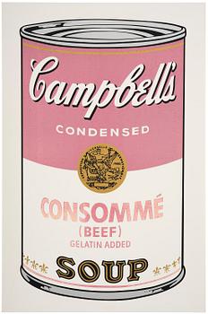 535. Andy Warhol, "Campbells soup Beef Consommé".