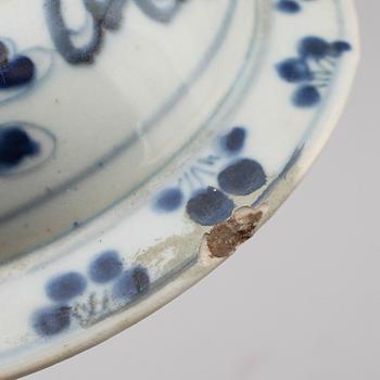 LOCKURNA, porslin, Kina, Qingdynastin, 1800-tal.