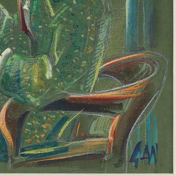 Gösta Adrian-Nilsson, gouache, signed.