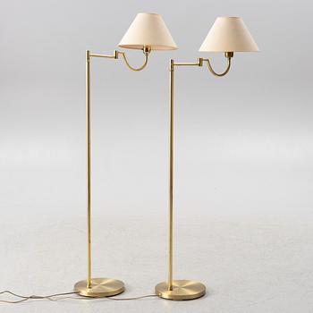 Golvlampor, ett par/snarlika, EWÅ, 1900-talets andra hälft.