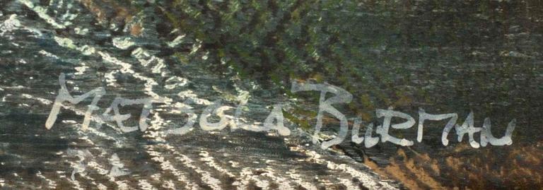 MATSOLA BURMAN, olja på duk, signerad.