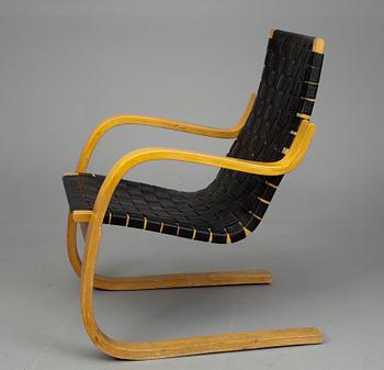 LÄNSTOL NO 406, laminerad björk, Alvar Aalto, formgiven 1946-47.