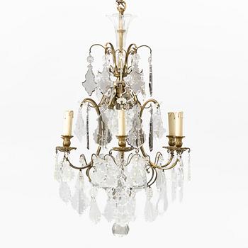 Chandelier, Rococo style, first half of the 20th century.