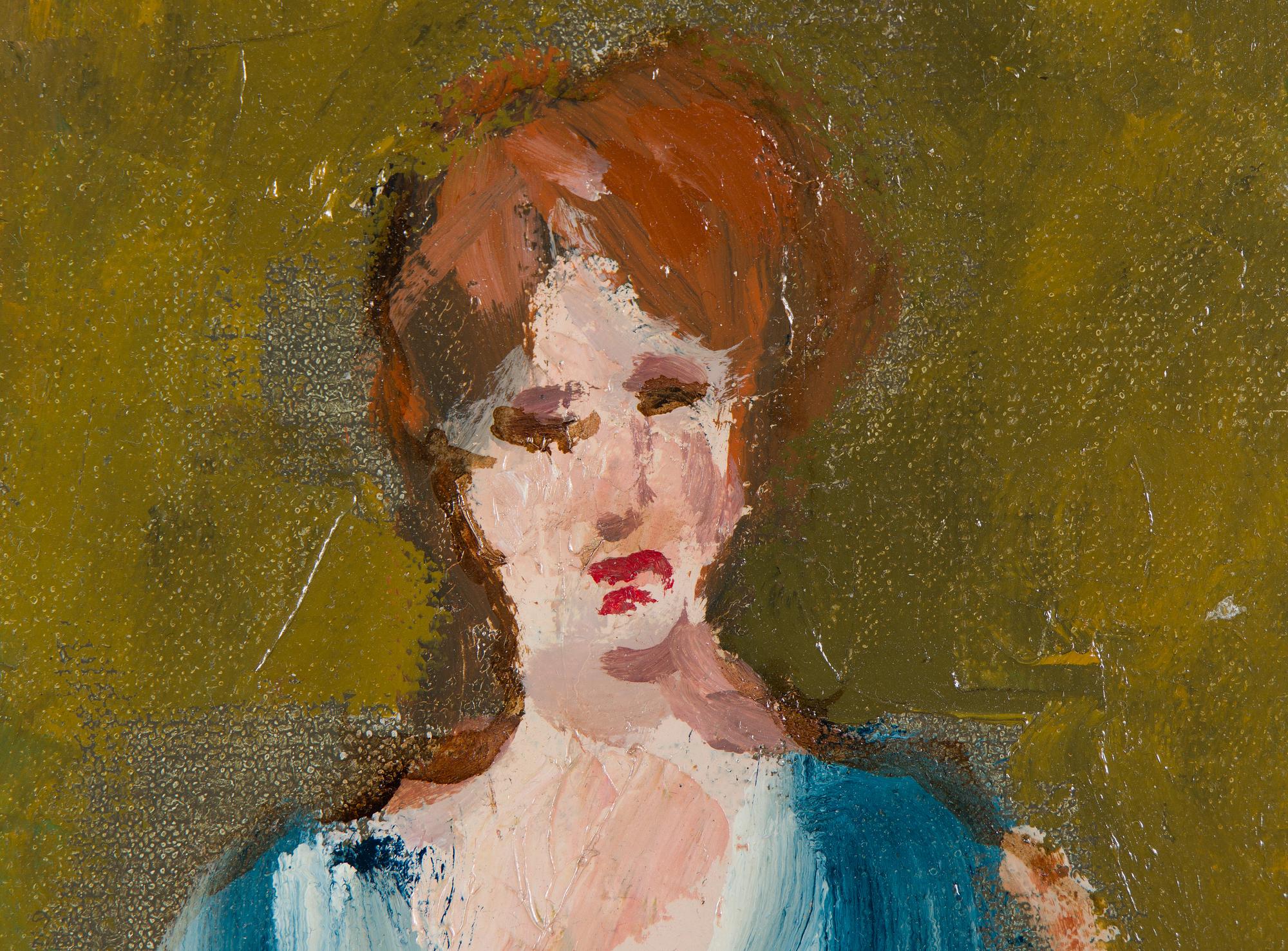 Olli Joki, Woman Dressed in Blue.