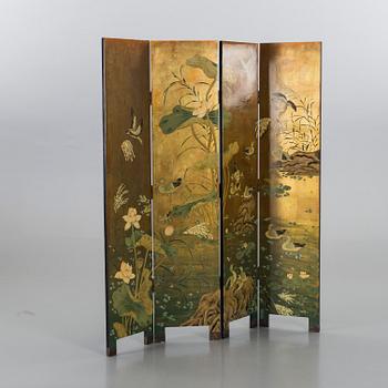 A Japanese folding screen first half of the 20th century.