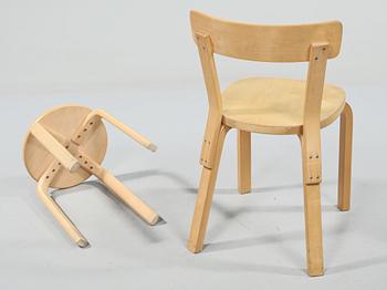 STOL samt PALL, bla Alvar Aalto, Artek, 1900-talets andra hälft.