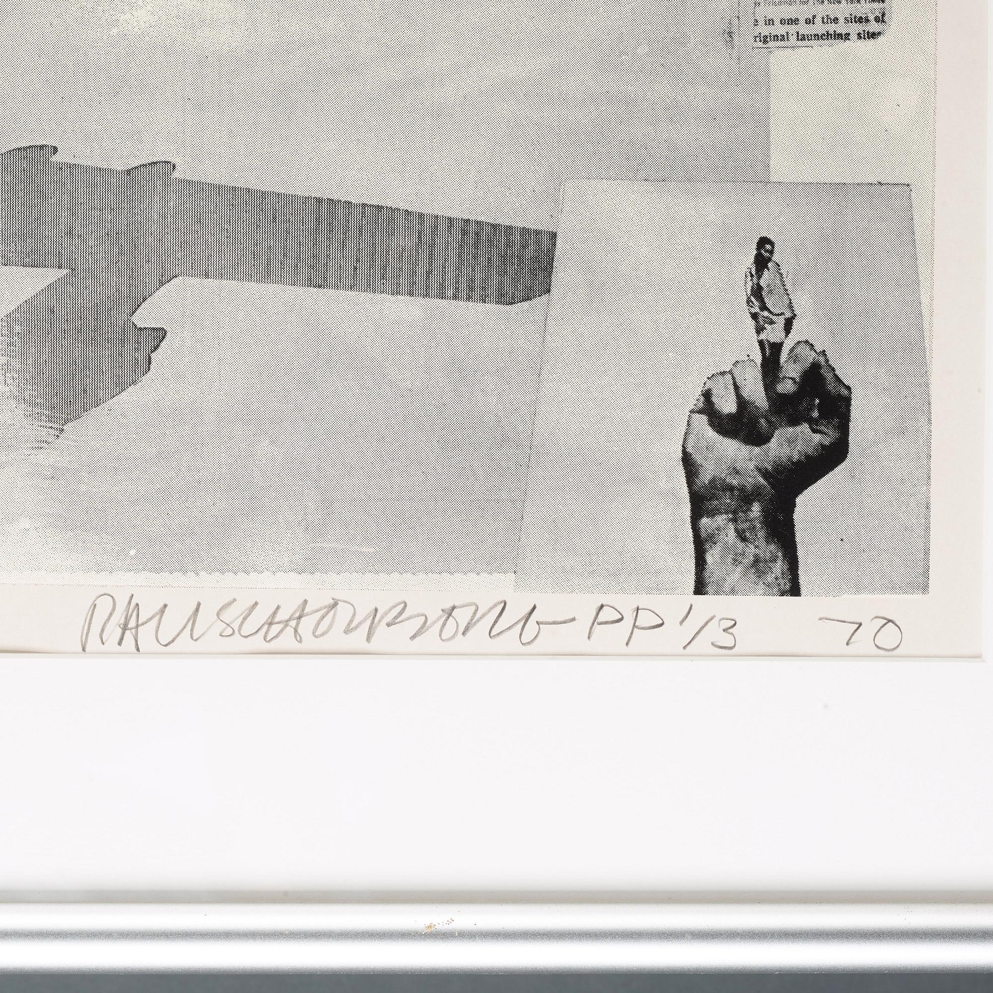 Robert Rauschenberg, "Features from Currents".