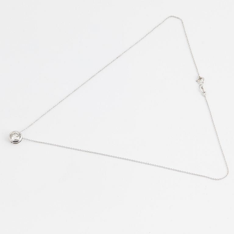 Brilliant-cut diamond neckace, 1,02 ct.