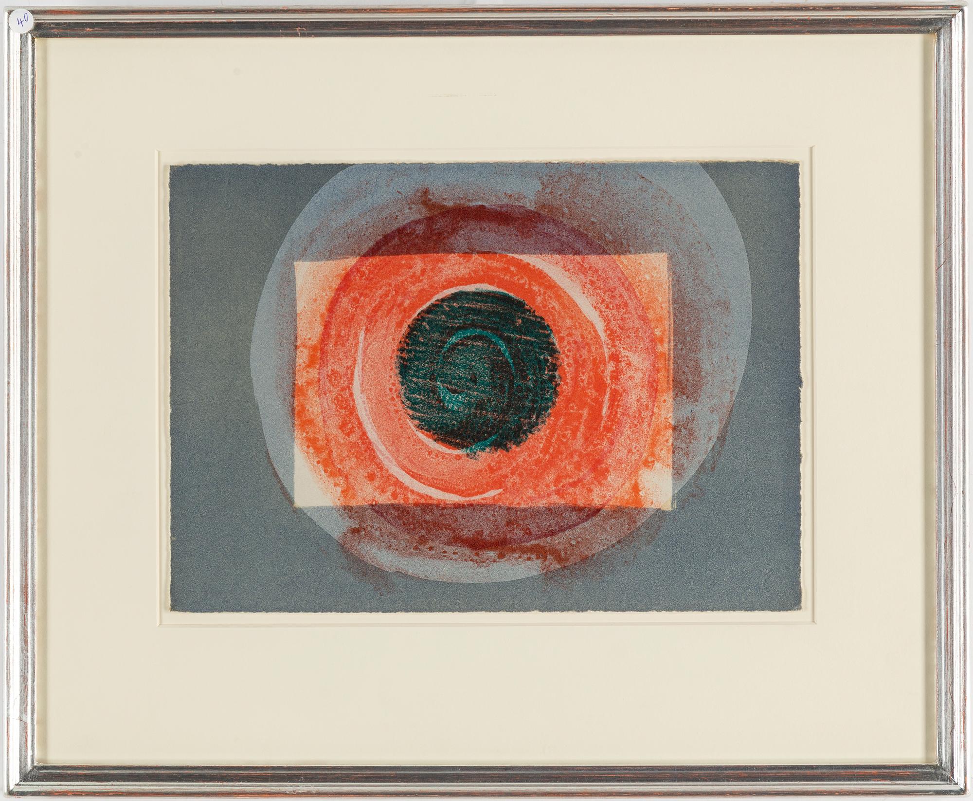 HOWARD HODGKIN, färglitografi, a tergo signerad och numrerad 15/60.