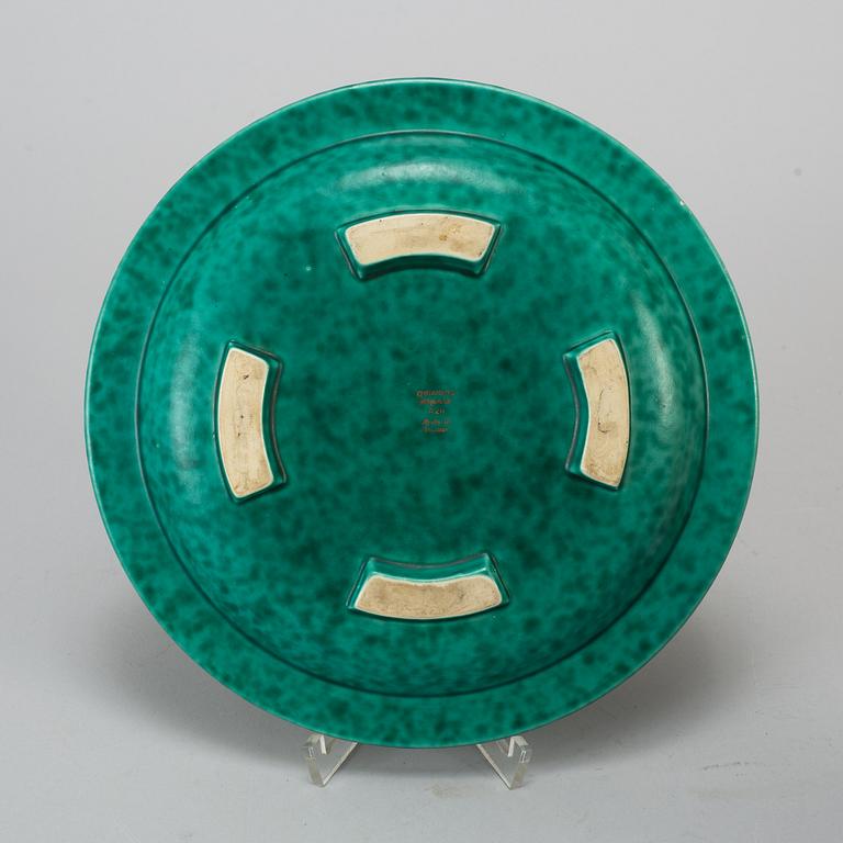 'Argenta' vase and plate, Gustavsberg.
