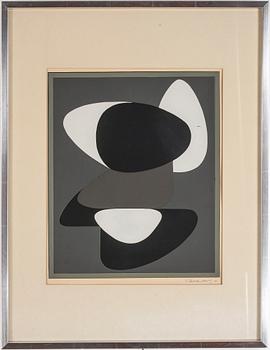 Victor Vasarely · VICTOR VASARELY, serigrafi, signerad med blyerts.