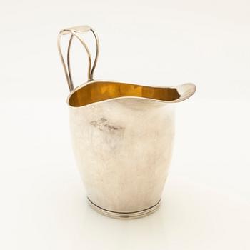 Cream jug, silver, Empire, 1818.