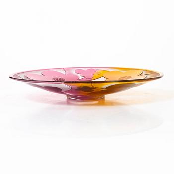 Bertil Vallien, Fat, glas, Kosta, Signerat B Vallin, Unik 6089.