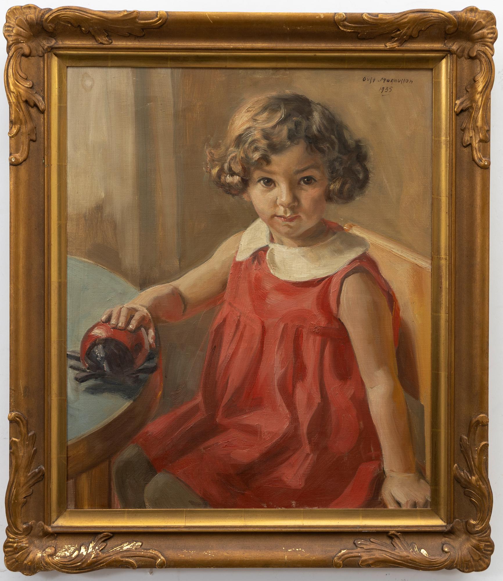 Gustaf Magnusson, Girl portrait.