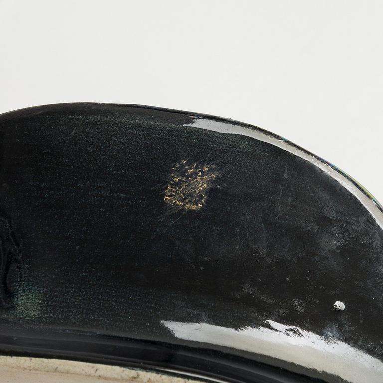 Birger Kaipiainen, koristevati, kivitavaraa, signeerattu Kaipiainen, Arabia.