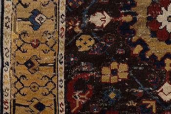 A carpet, fragment, an antique Karabagh 18th century, ca 293-300,5 x 202,5-205,5 cm.