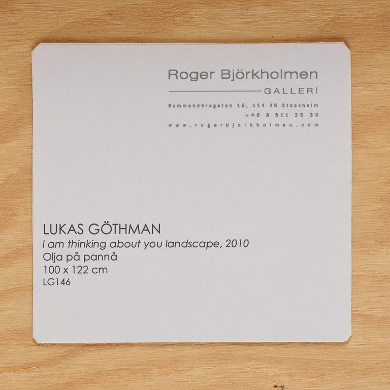 Lukas Göthman, "I am thinking about you landscape".
