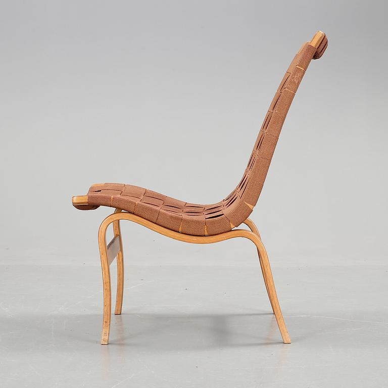 FÅTÖLJ/ARBETSSTOL, "Eva", Bruno Mathsson, Firma Karl Mathsson, Värnamo, 1900-talets mitt.