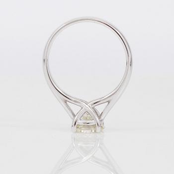 RING, solitär briljantslipad diamant 1.46 ct.