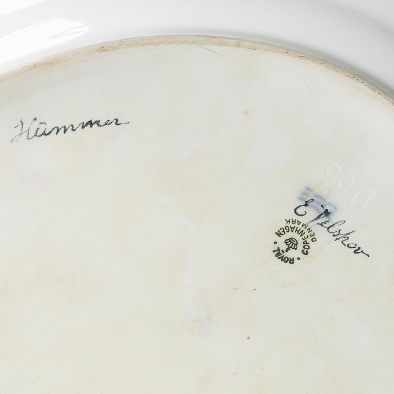 Royal Copenhagen, serveringsfat, Danmark.
