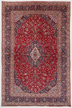 Rug, Keshan, approx. 345 x 295 cm.