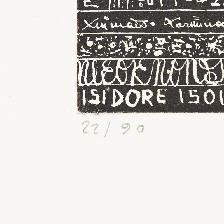 Folder with graphic prints by various artists "Les Hypergraphies".