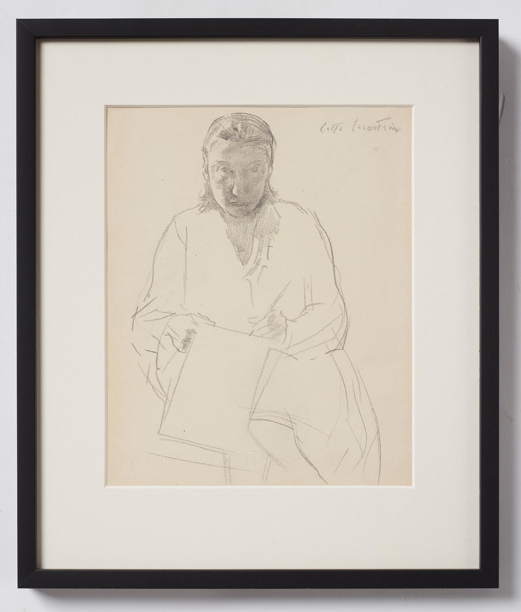 Lotte Laserstein, Självporträtt.