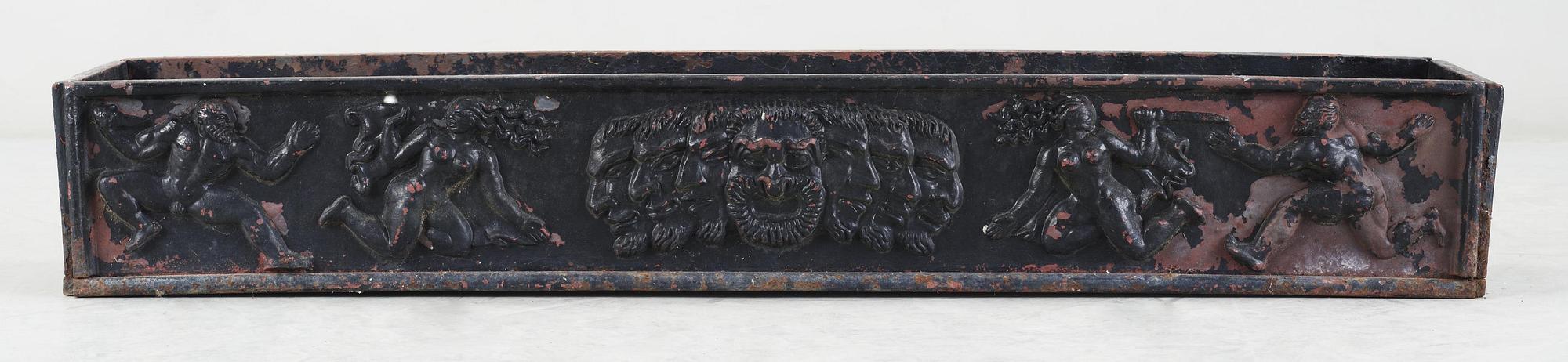 An Anna Petrus cast iron jardinière, Näfveqvarn.