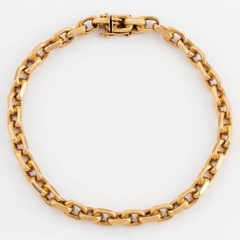 ARMBAND, 18K guld, ankarlänk.