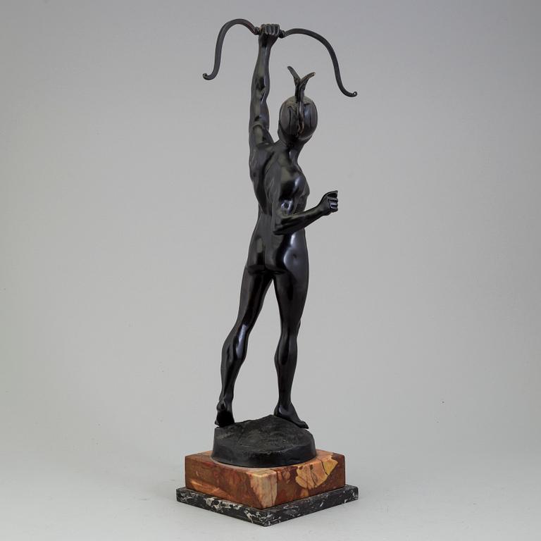A bronze sculpture by Franz Iffland.