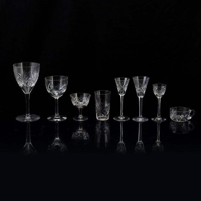 Similar parts of service glass,  20th century.