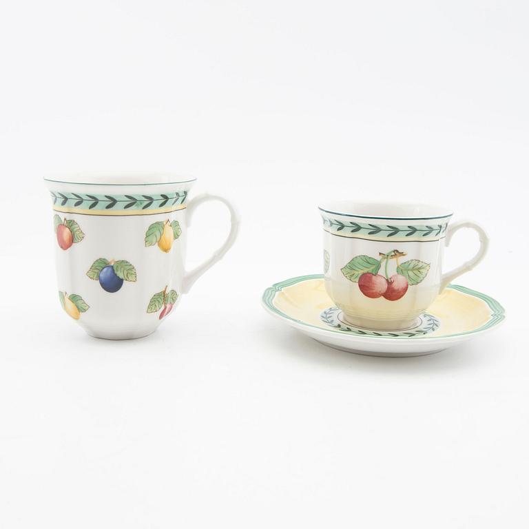 Service, 73 pieces, porcelain, "French Garden Fleurence", Villeroy & Boch, Germany.
